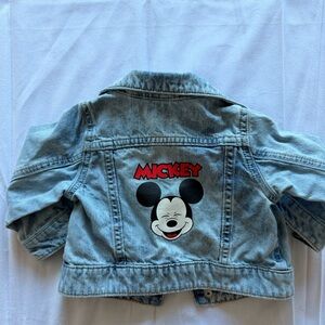 Baby Mickey Mouse Denim Jacket - Size 9M
